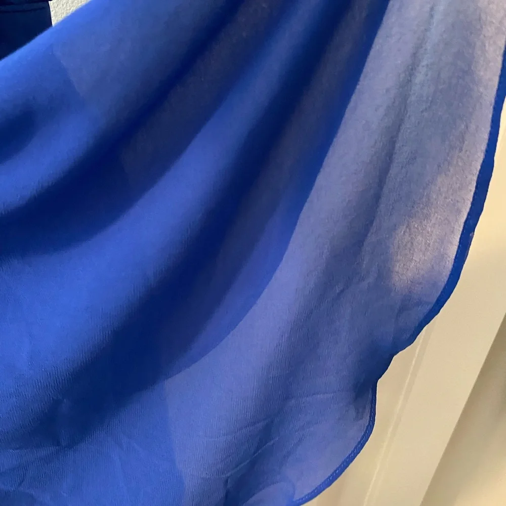 Bebe Royal Blue Wedding Guest Dress